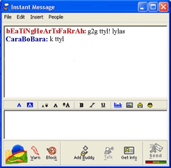 AOL Instant Messanger / Via ohmyzod.com