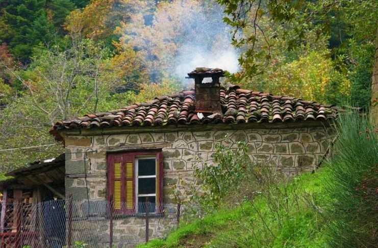 Αποτέλεσμα εικόνας για σπίτια χωριού σε παλιές εποχες